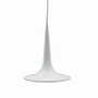 Vintage Pendant Lamp Metal White 1970s 0