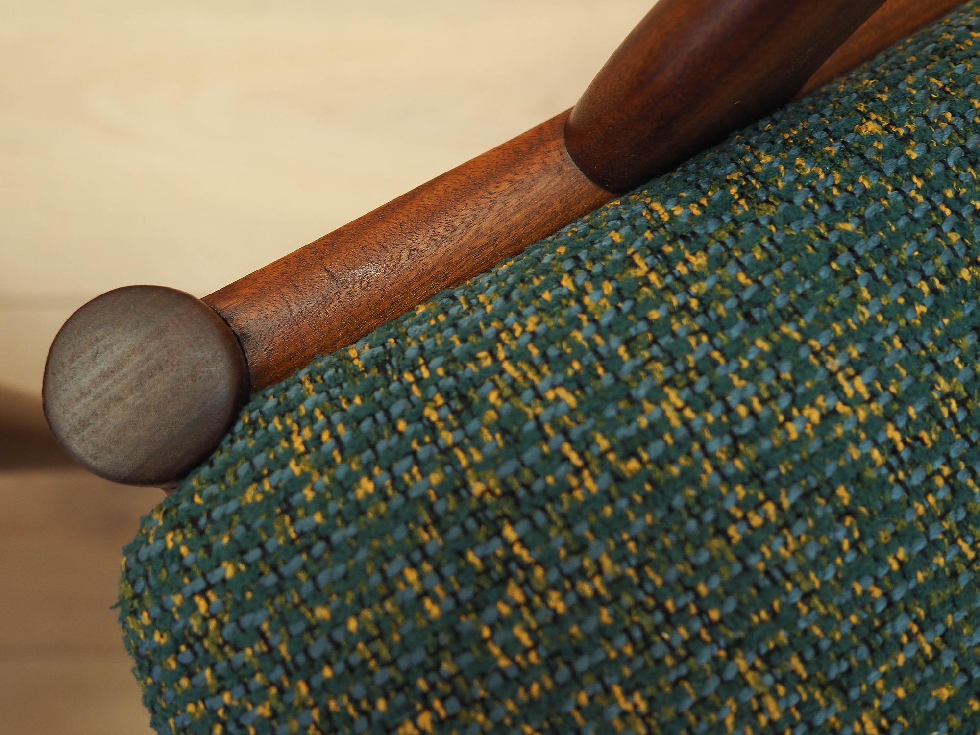 Chairs 2x Teak Green 12