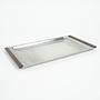Stainless steel tray 1970s 1