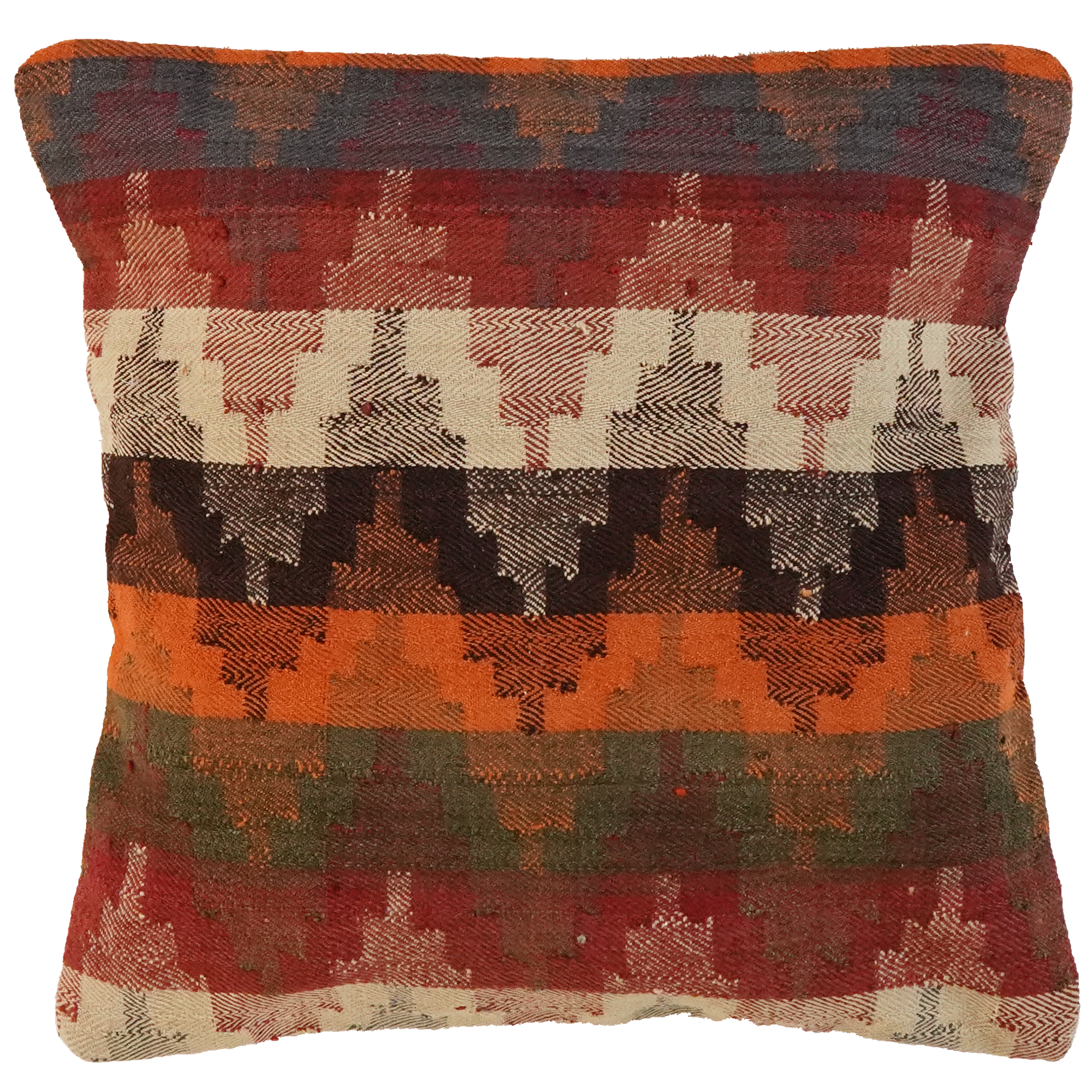 Federa per cuscino Kilim in cotone multicolore 0