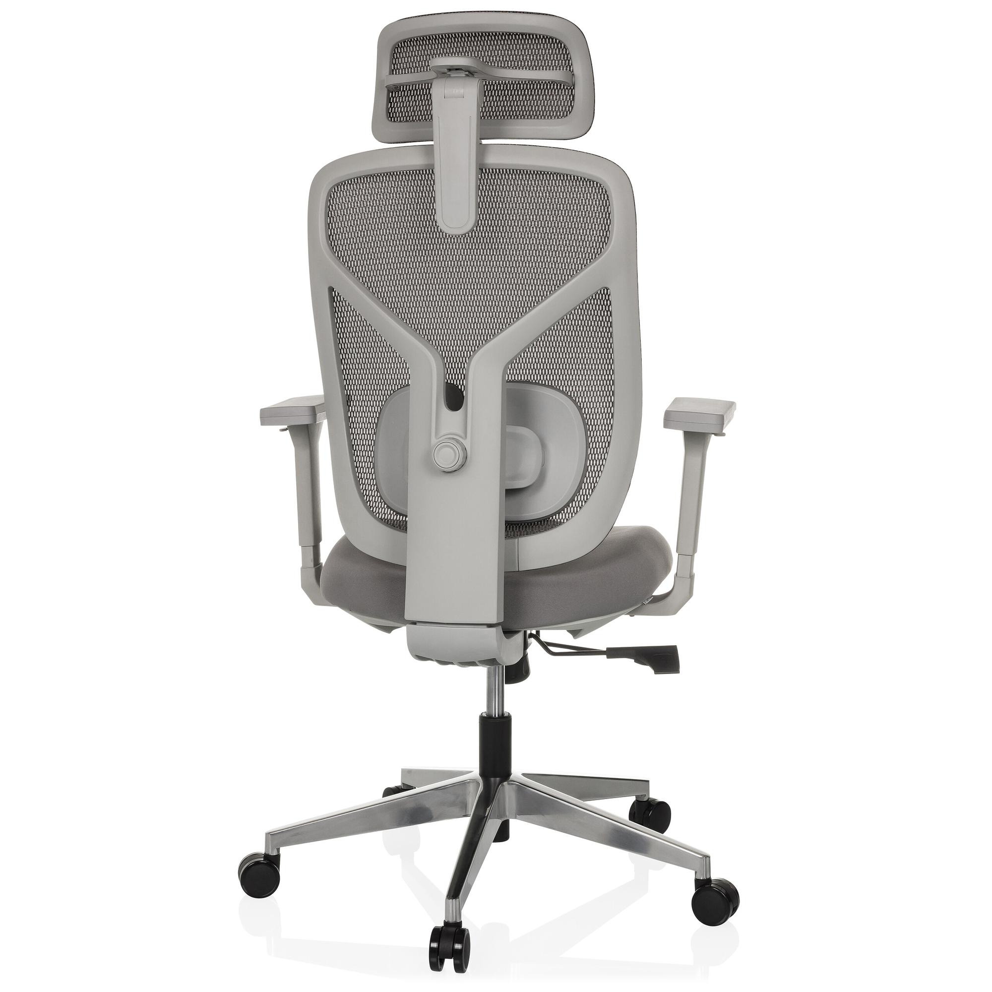 CASSILIS W Bürostuhl Netzstoff Grau 9