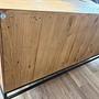 Grasby Sideboard Pinie Massivholz Braun Schwarz 3