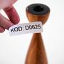Tealight holder Teak 1970s 6