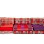 Vintage Hans Hopfer Mah Jong Modulares Sofa Mehrfarbig 4