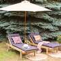 Sonnenschirm Textil Holz Beige 4