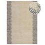 Minerals Border Teppich Beige 160x230cm 1