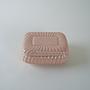 Ceramic box Pink 1970s 4