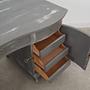 Mahogany Schreibtisch 1960 Jahre 13