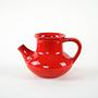 Pitcher Ceramic Red 1960s 3