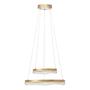 Aurora LED-Pendelleuchte Aluminium Acrylglas 2-flammig 2