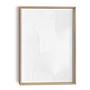 Thin Comb Wandbild Weiß 30 x 40 cm 1