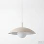 Suma Pendant Light 1-bulb Iron Opal Glass Cream 4