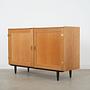 Cabinet ash wood 1970s 3