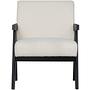 Lowie Sessel Creme Schwarz 3