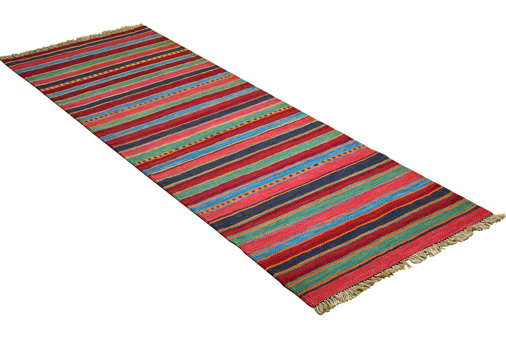 Kilim Gashgai Teppich Mehrfarbig 2