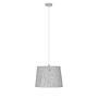 White Wood Pendant Lamp Steel 1-light 2
