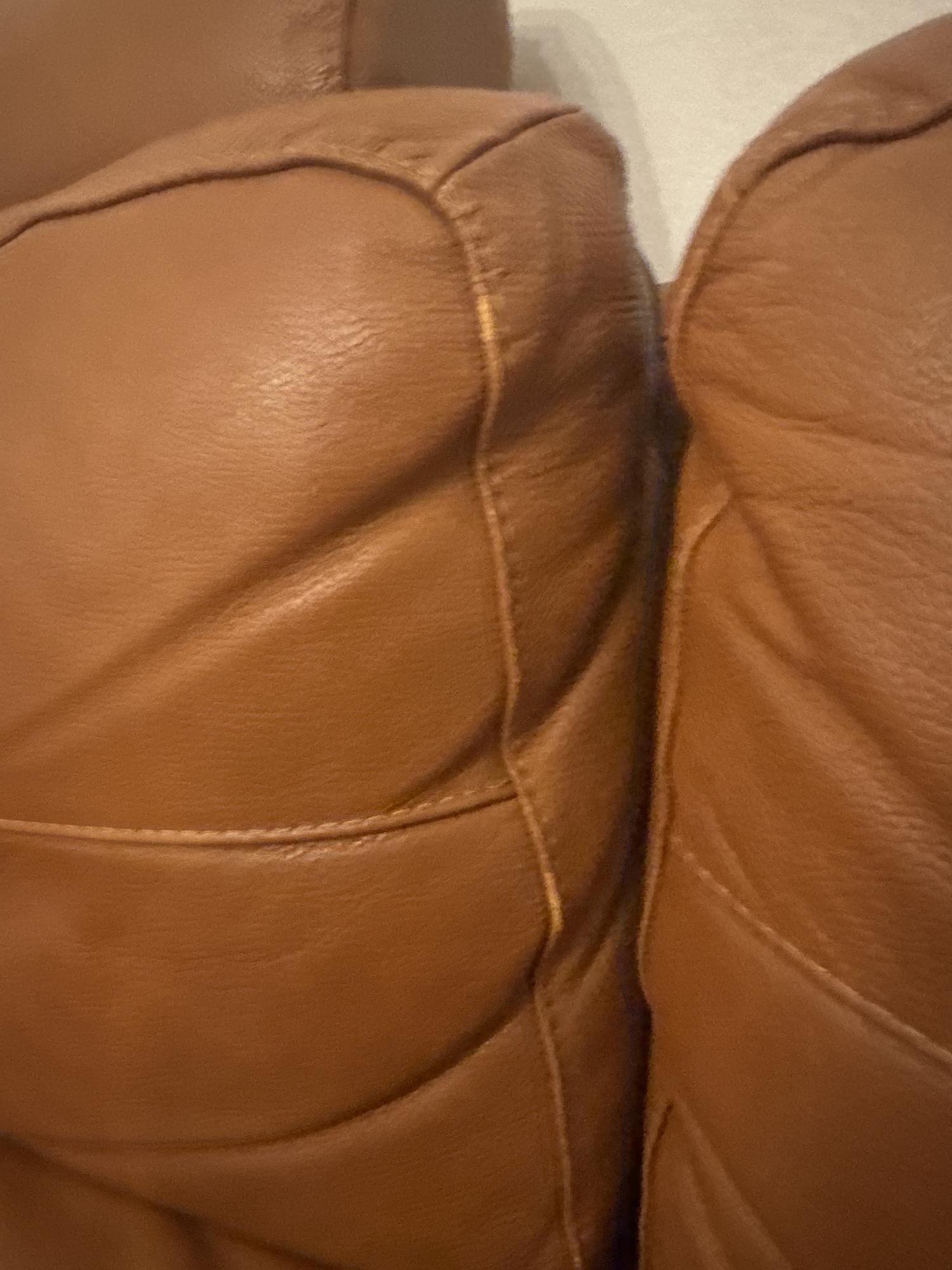 Sofa Récamiere Links Leder Braun 3