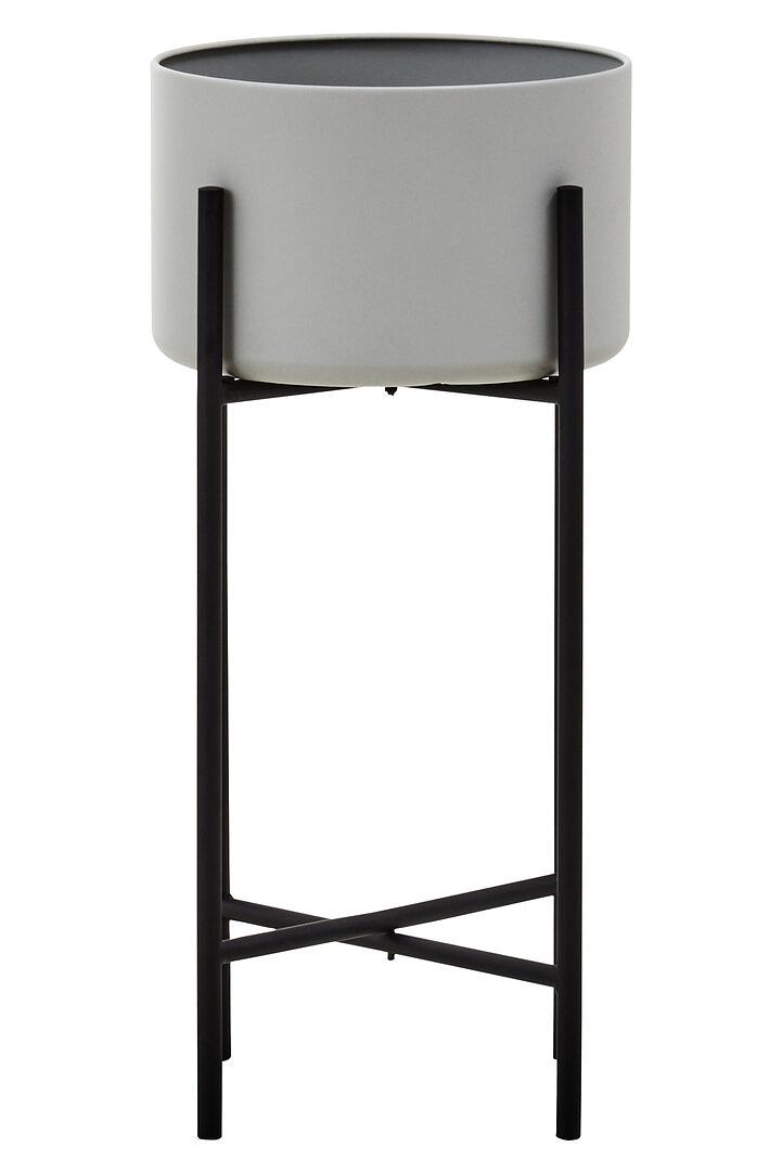 Trosa Grande Portavaso da Terra Grigio Nero 0