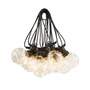 String lights 10-light plastic black 0