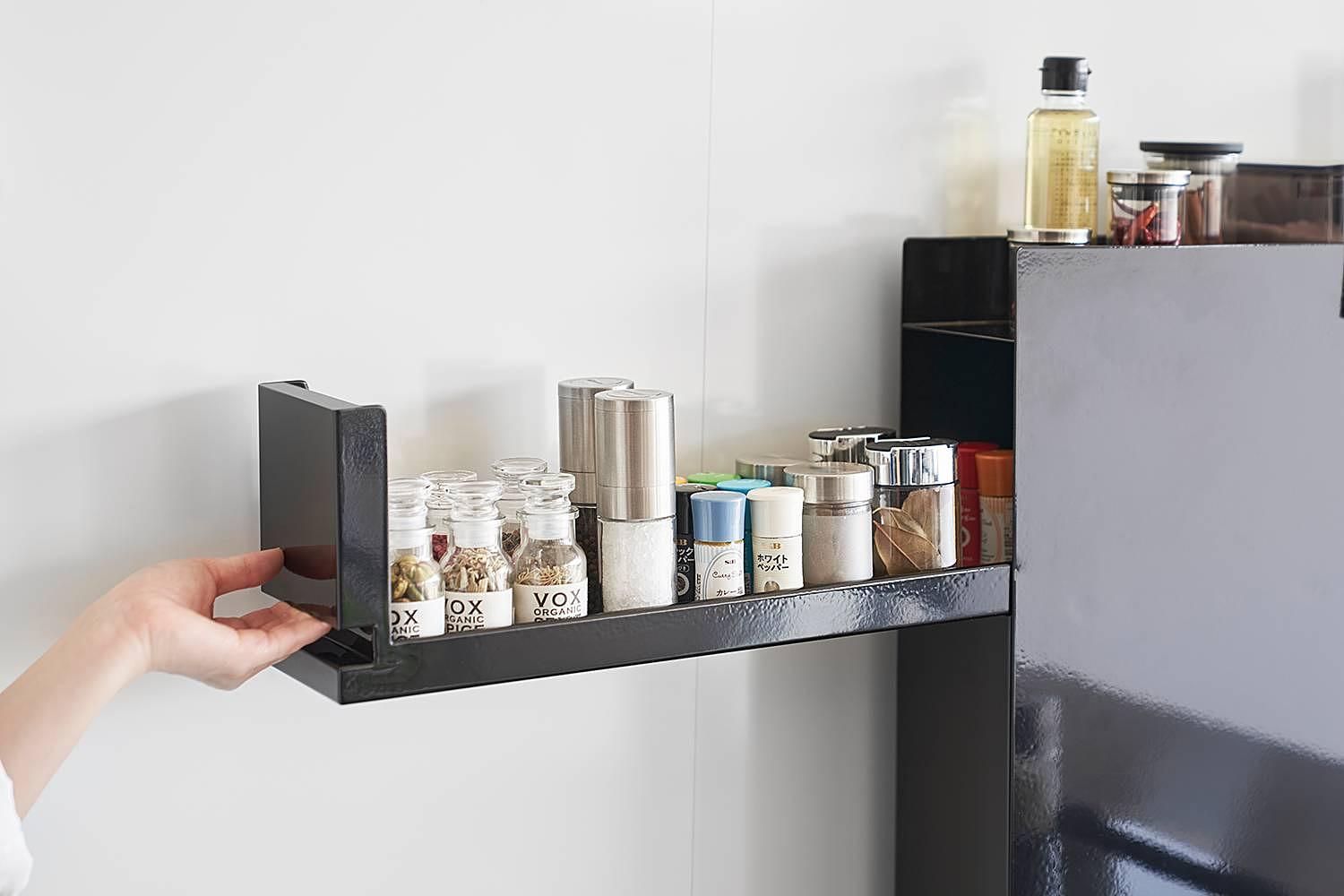 Küchenregal Tower Seasoning Stahl Schwarz 13 x 53 cm 4