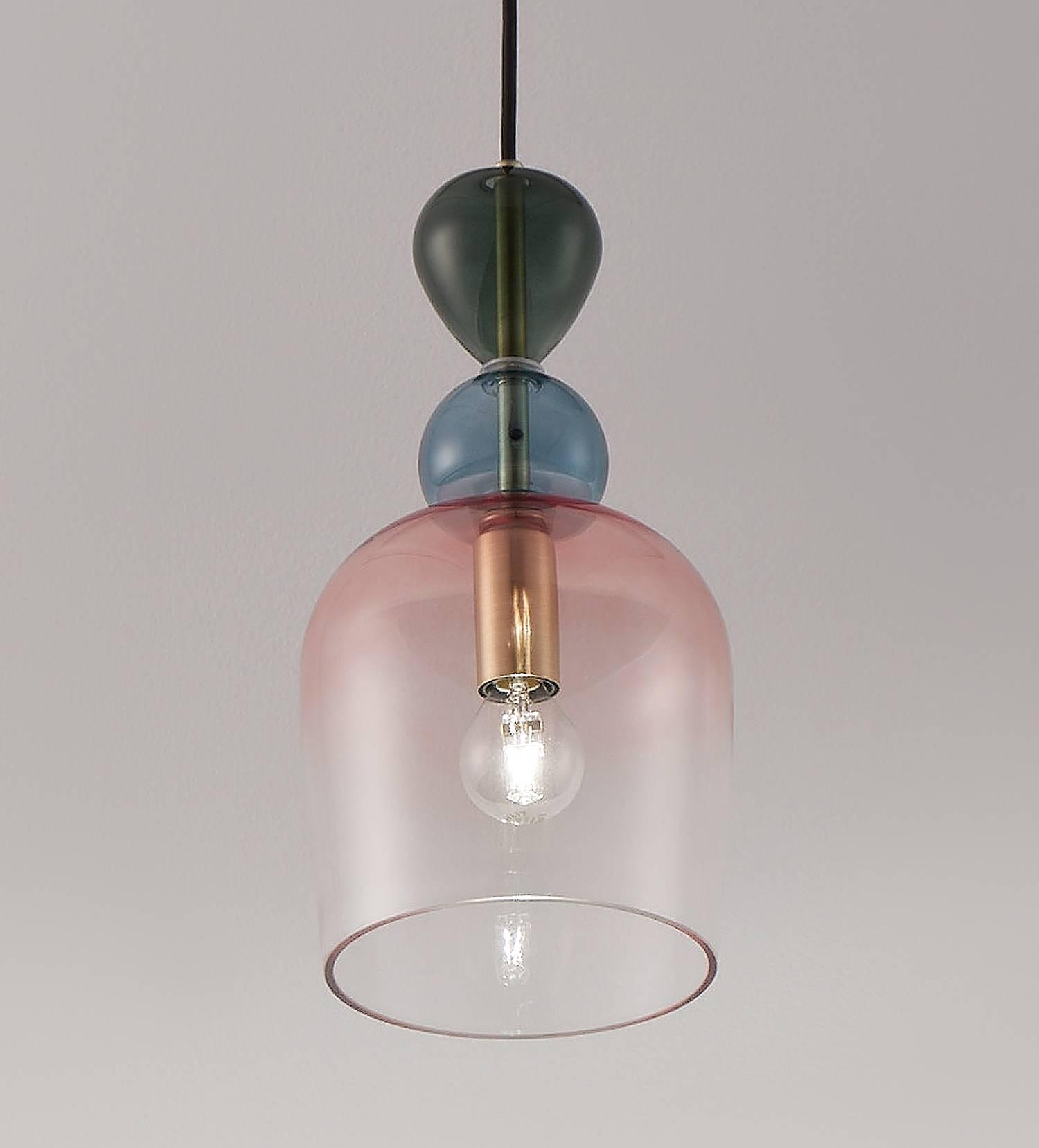 Murano Typ B Pendelleuchte Aluminium 1-flammig 0