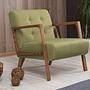 Kemer Armchair Wood veneer Green 0