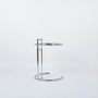 Eileen Gray Adjustable Table E1027 Metal Glass Silver 2