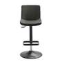 Bar stool Steel Web fabric Black-grey 1