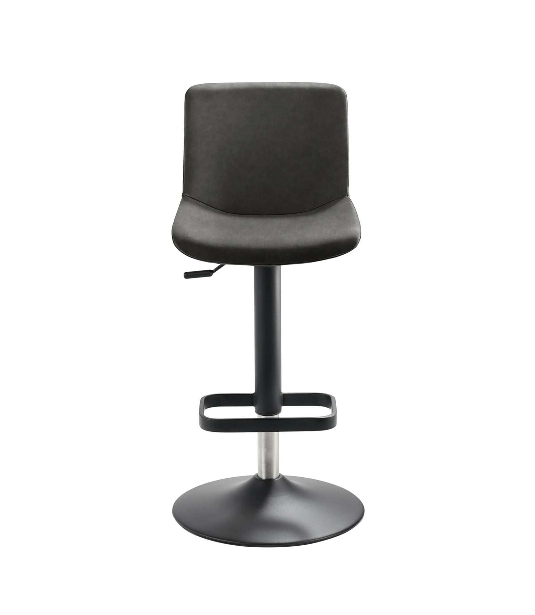 Bar stool Steel Web fabric Black-grey 1