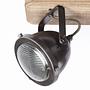 Ceiling light Carmen 3-light Wood Steel 4