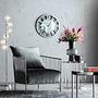 6-Flammig Stehleuchte Scala Balls Stahl Glas Silber 3