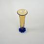 Glass vase Amber Cobalt blue 4