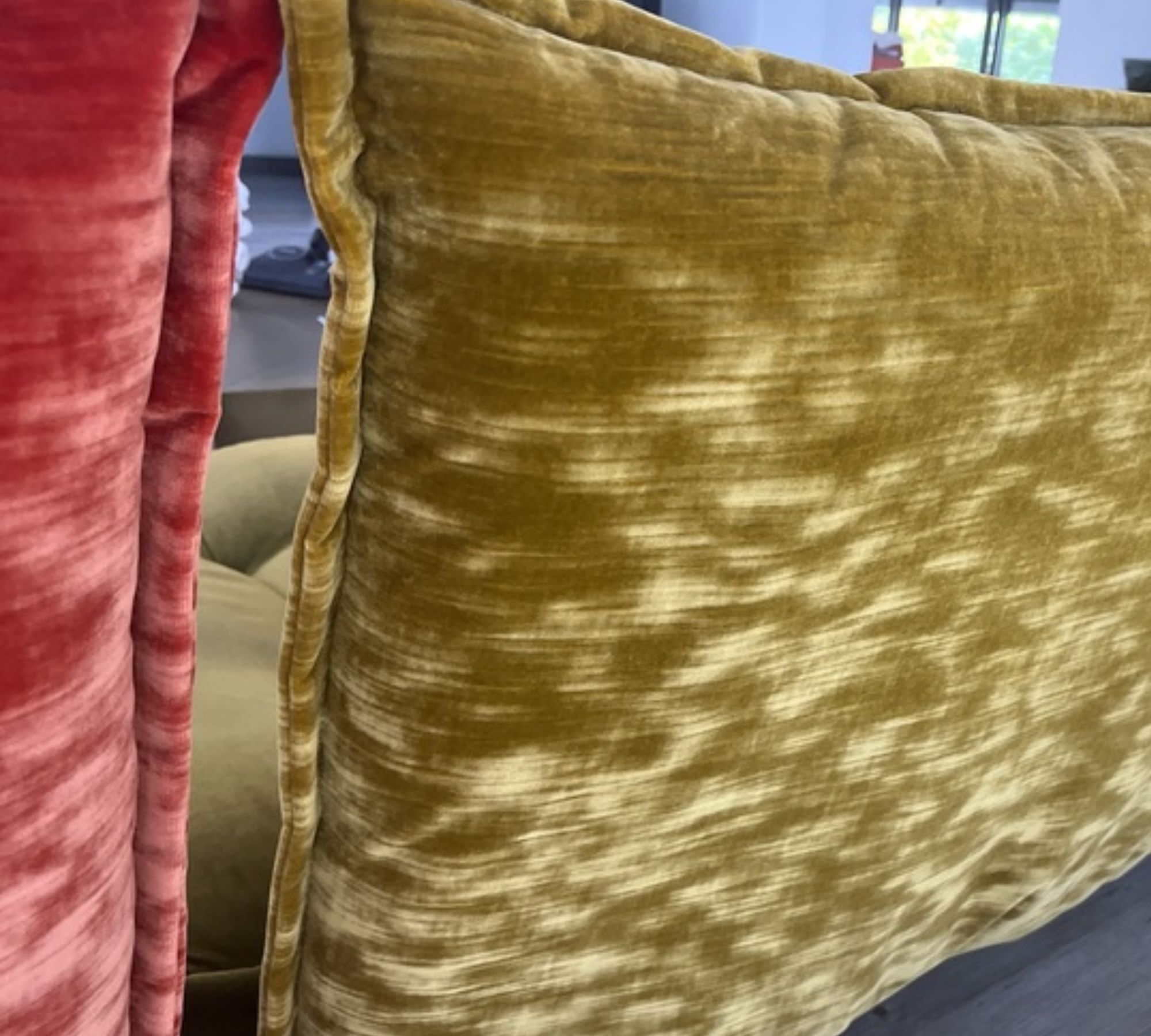 Ohlinda Sofa Récamiere Rechts Samt Aluminium Mehrfarbig 4