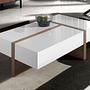 Table Walnut wood White 2