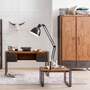 Couchtisch Massivholz Metall Schwarz 7