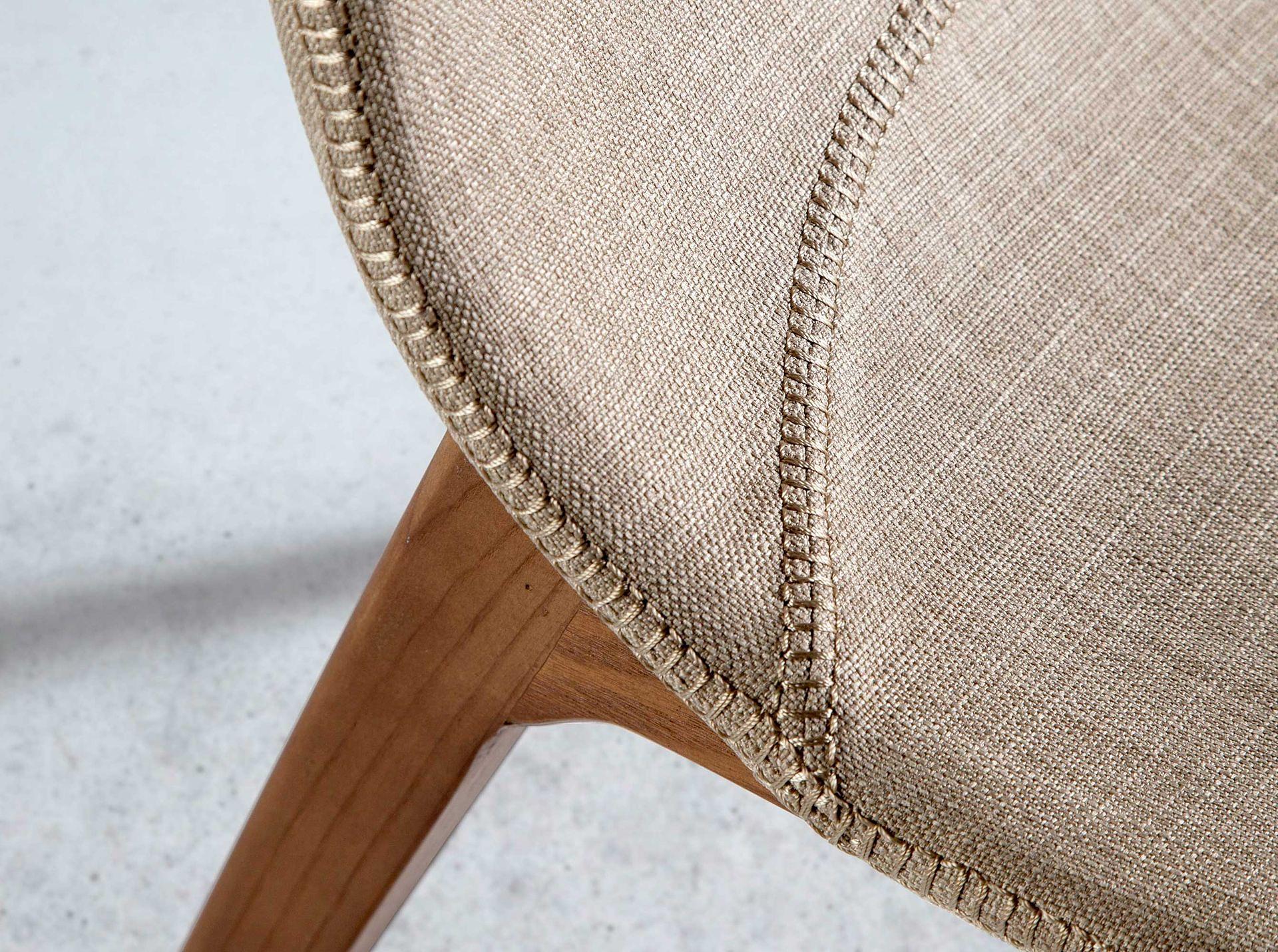 Dining chair wood beige 7