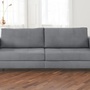 Liam Sofa 3-Sitzer Textil Metall Grau 0