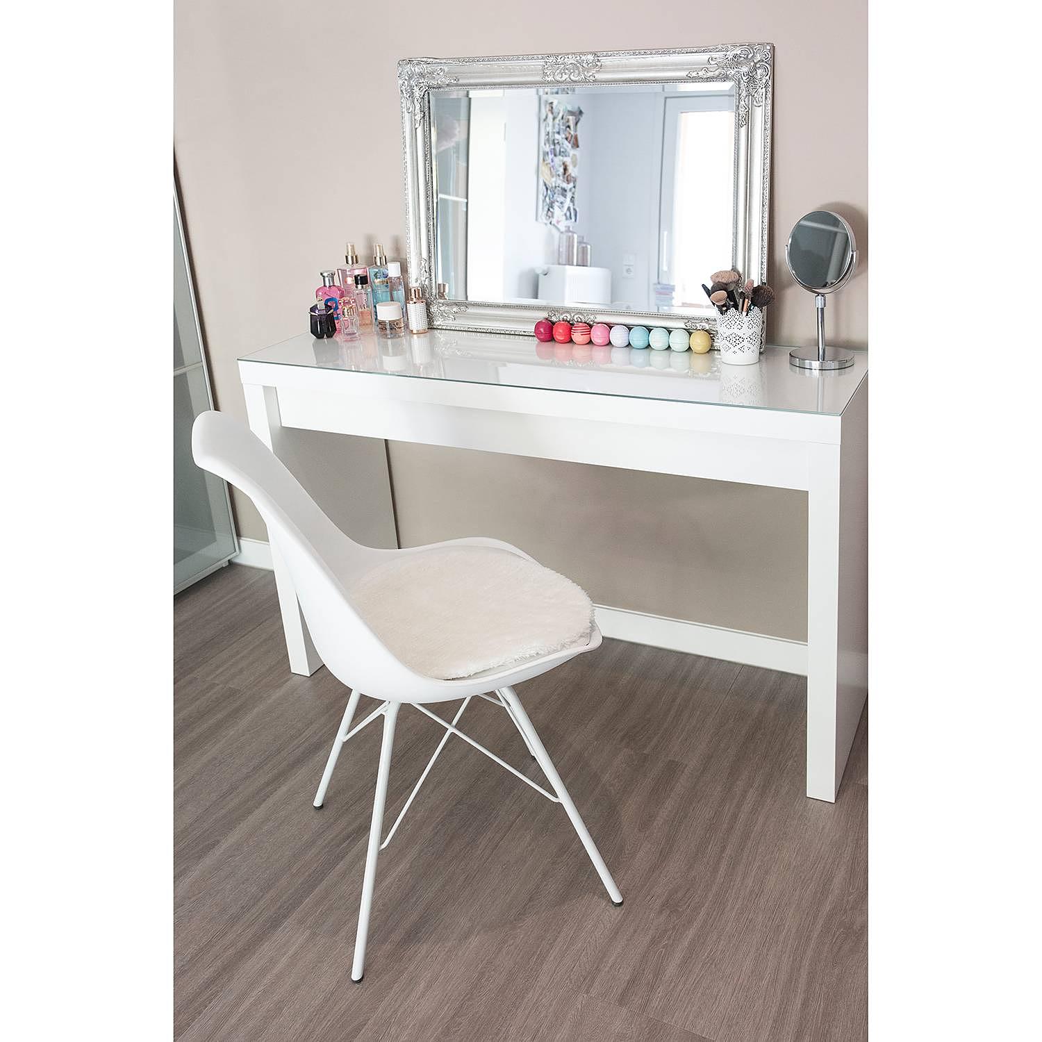 Seat cushion Lambskin White 3