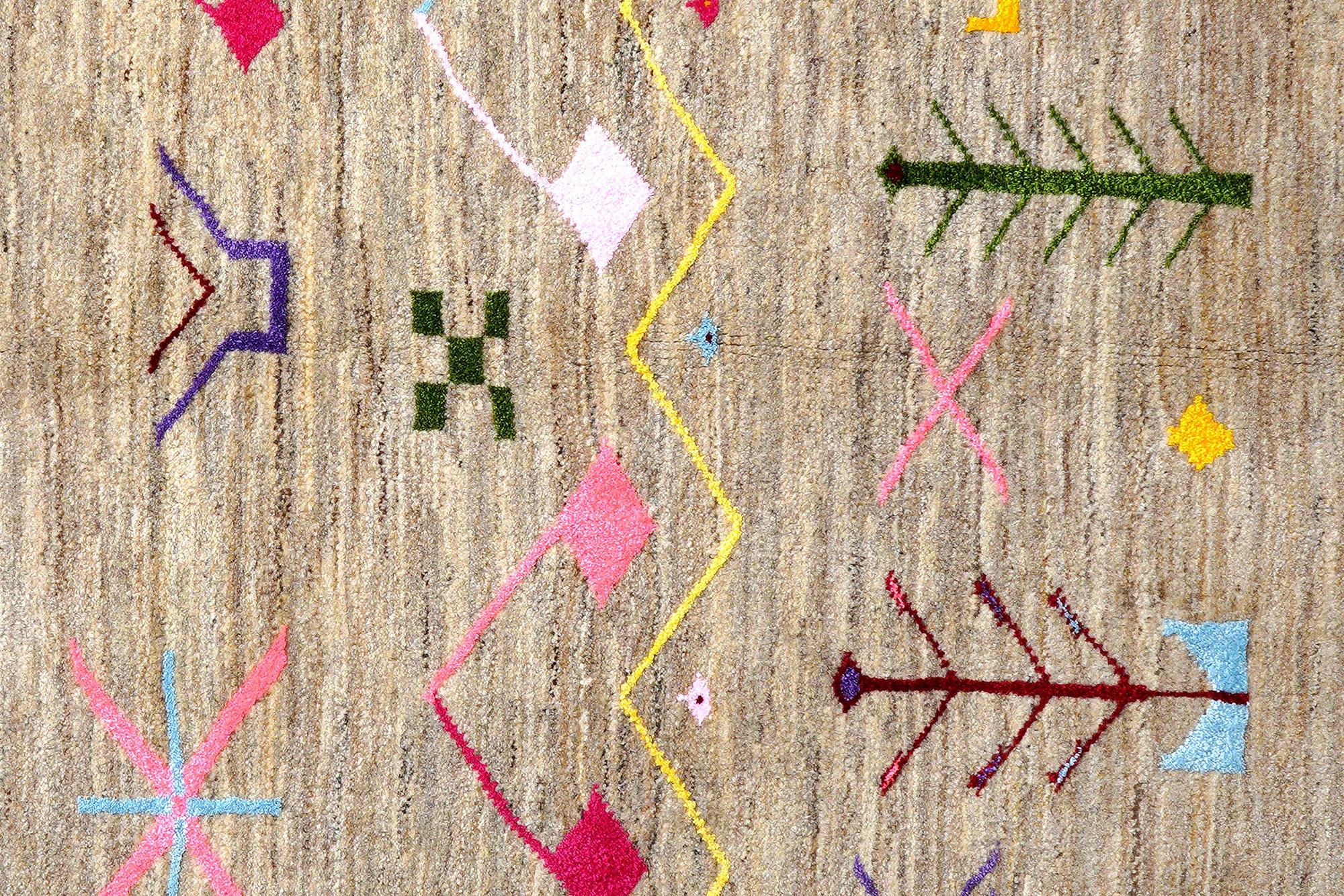 Gabbeh Basi Tappeto Multicolore 4