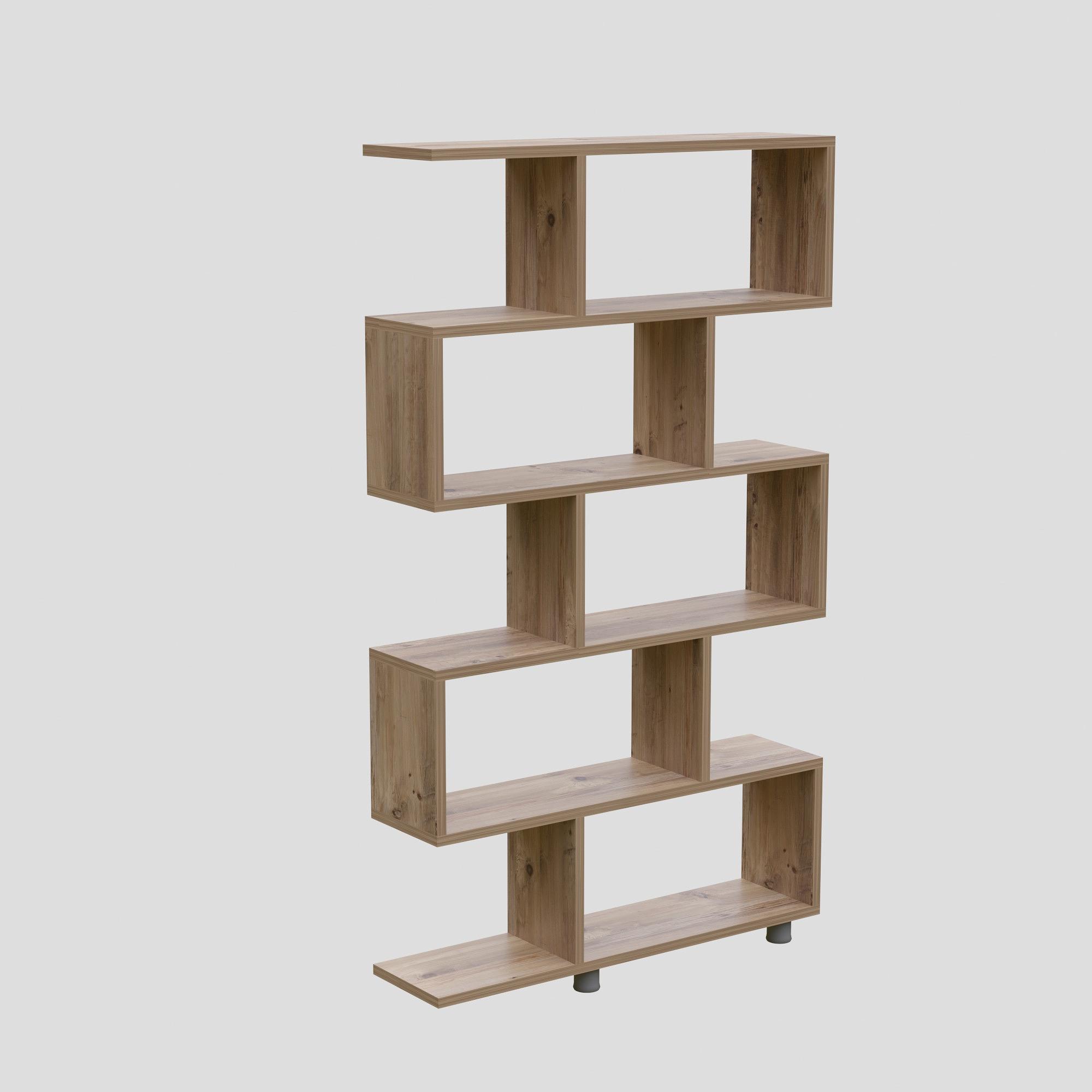 Elif Bücherregal Holz Pine 3