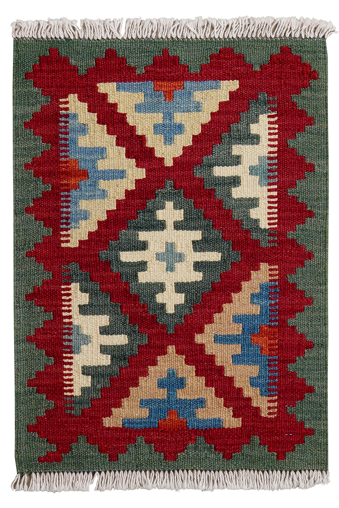 Kilim Gashgai Teppich Mehrfarbig 0