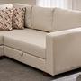 Aly  Schlafsofa Récamiere Links Baumwolle Creme 2