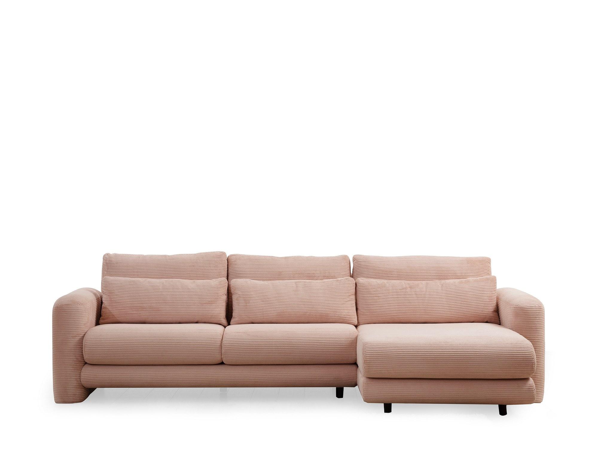 Lily Ecksofa Rechts Rosa 0