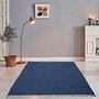 Happy Teppich Baumwolle Blau  2