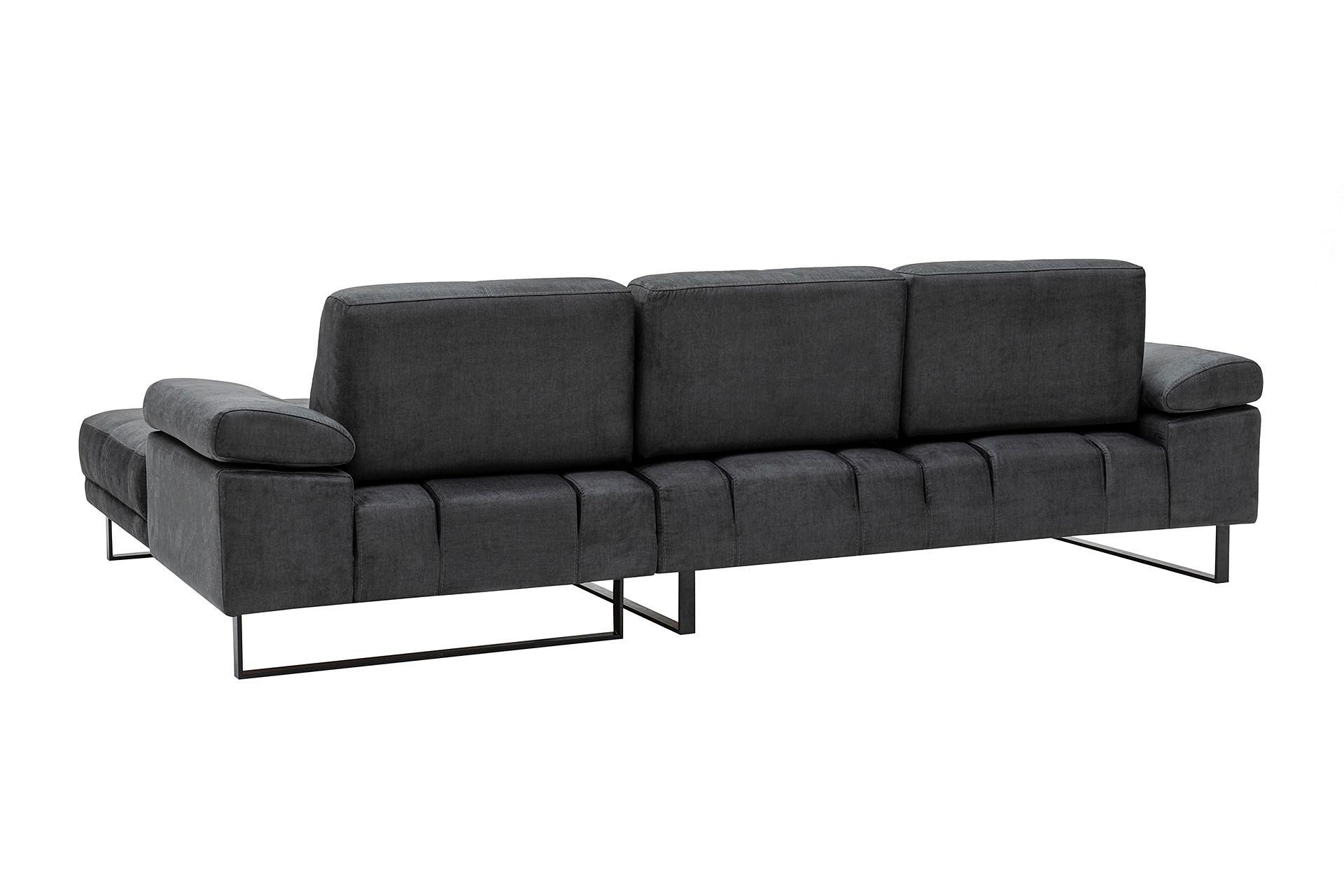 Mustang Sofa L chaise lounge Right Anthracite 9