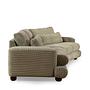 River 4-seater corner sofa Right Green 7