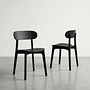 2x Gem Chair Wood Black 1