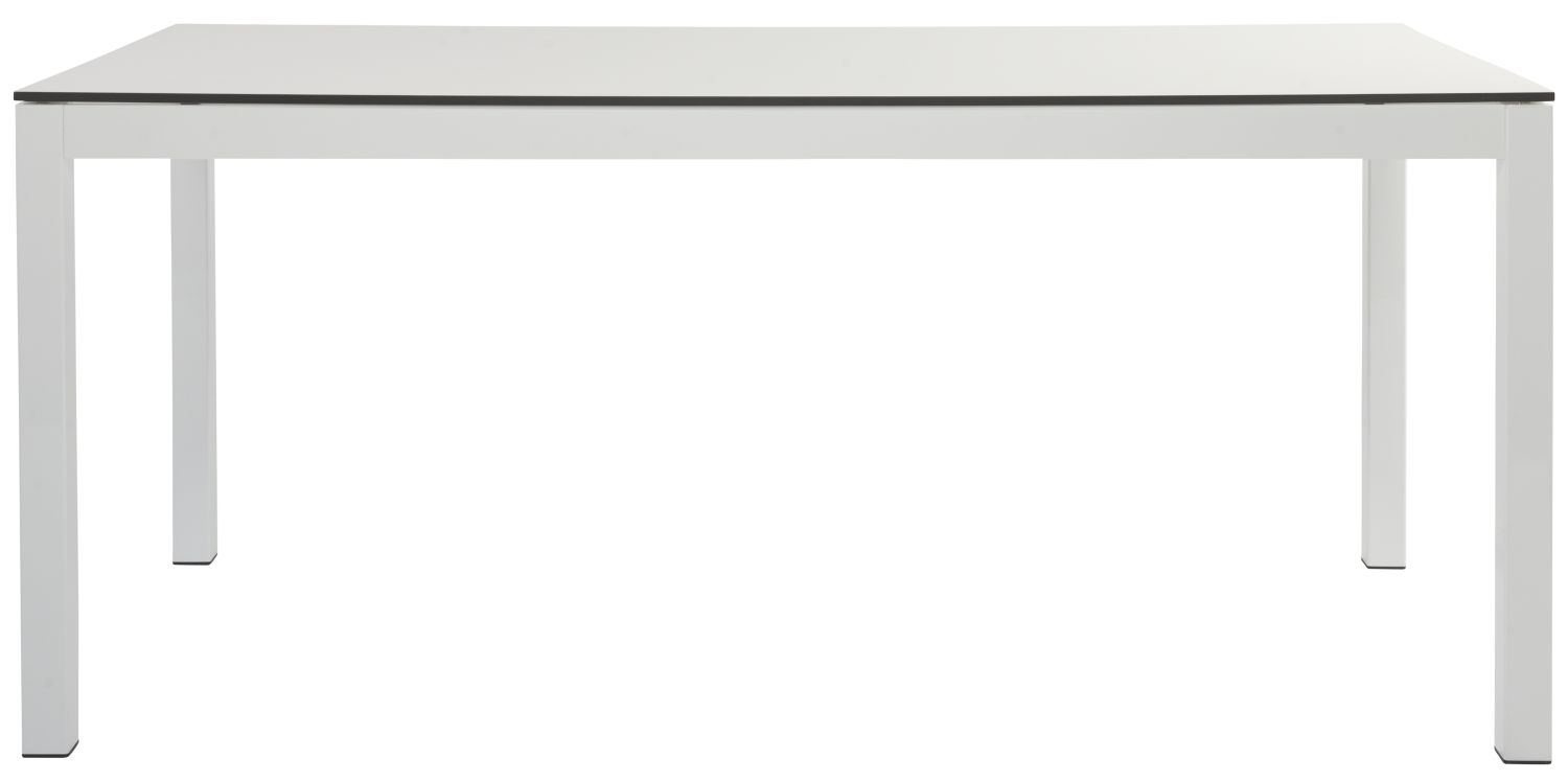 Quadrat Tisch Outdoor Weiß 1