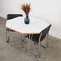 White table, Danish design, 1980s, manufactured i 4