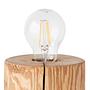 Table lamp Trabo I Pine partly solid 4